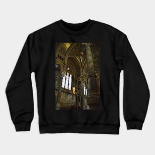 La Basilique Notre Dame de Fourvière. Lyon, France Crewneck Sweatshirt